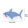 thumbnail image 3 of Yhmxh Bathroom Rugs Sharks Decoration Rug Cushion Rugs Pet Rugs Bath Rug Room Carpet Super Absorbent Quick Dry Decor Living Room Rug Bath Mat for Home and Kitchen Bathroom, 3 of 7