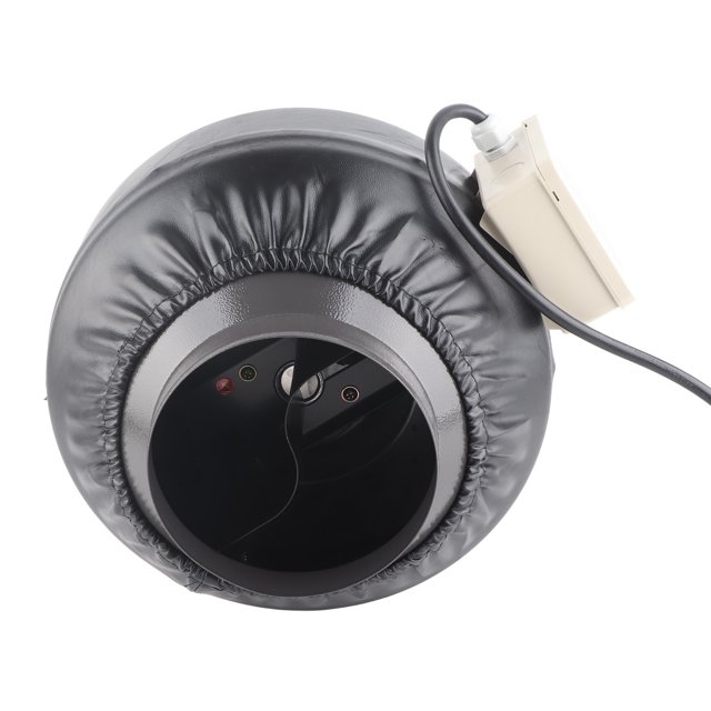 Inline Duct Fan, Inline Duct Fan Exhaust Blowerfor Grow Tent Ventilation, Hydroponics, With Double Flanges