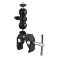 thumbnail image 2 of Dual Ballhead Arm Super Clamp Mount Multi-functional Double Ball Adapter for DSLR Camera Monitor LED, 2 of 8