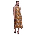 thumbnail image 1 of Bimba Robe de Plage d'Été pour Femmes à Imprimé Floral, Dos Nu, Col Licou - Grande, 1 of 6
