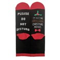 thumbnail image 2 of Christmas Crew Socks Letter Printed Unisex Socks Novelty Socks Athletic Socks, 2 of 2