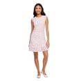 thumbnail image 2 of No Boundaries Women's Ruffle Mesh Dress, 2 of 6