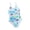 J001, variant on Qudderr Kids Baby Girls Halter Swimsuits One-Piece Bathing Suits Multicolor Printed Bikini Toddler Summer Beach Swimwear for 4-8 Years Old