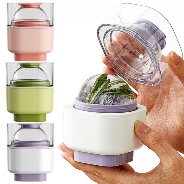 Large Ice Maker Sealed Silicone Round Ice Cube Tray With For & Cold Drinks Quick Release