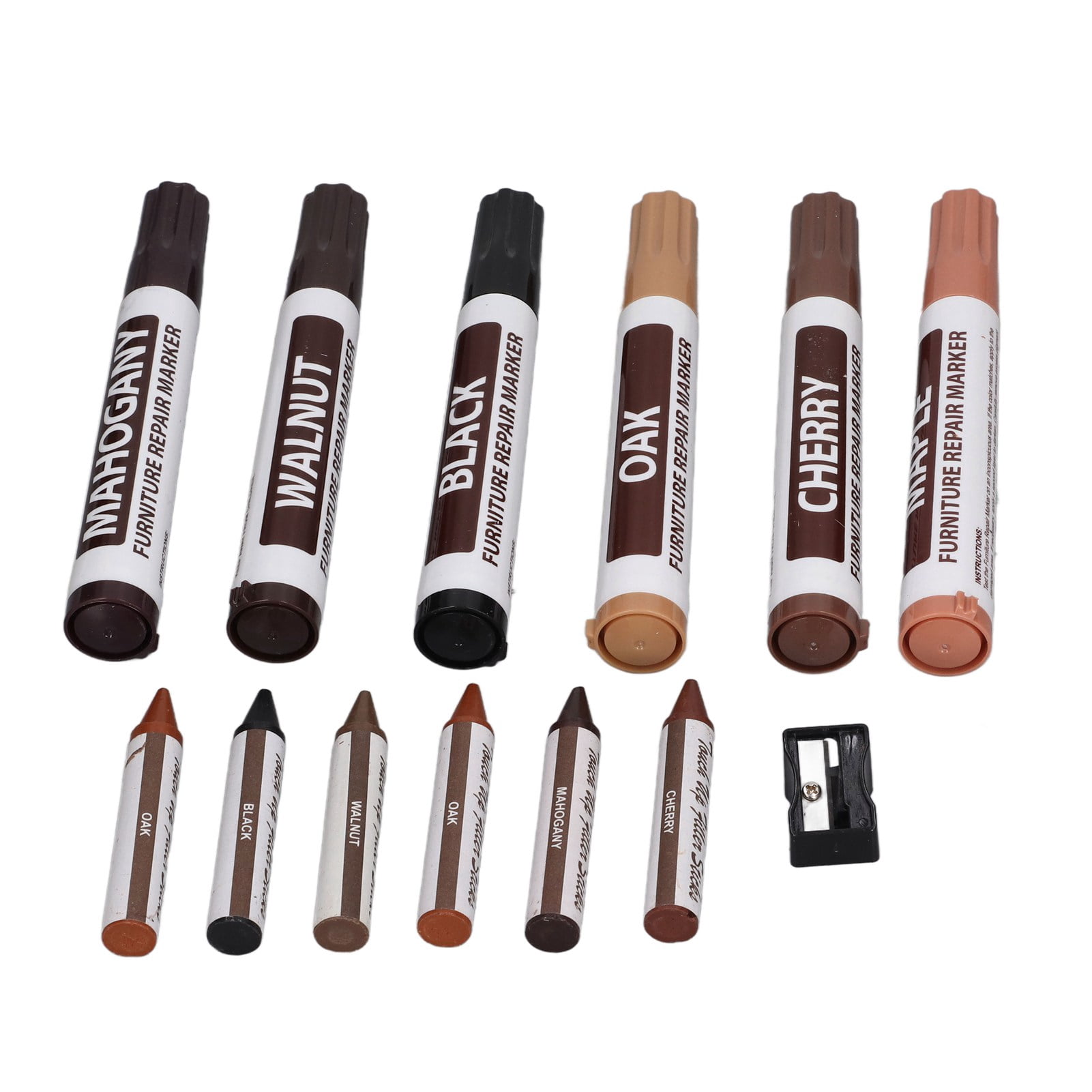 Furniture Markers, 6Pcs Wood Furniture Markers Widely Used Assorted Color  For Floor