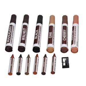 Furniture Markers, 6Pcs Wood Furniture Markers Widely Used Assorted Color  For Floor