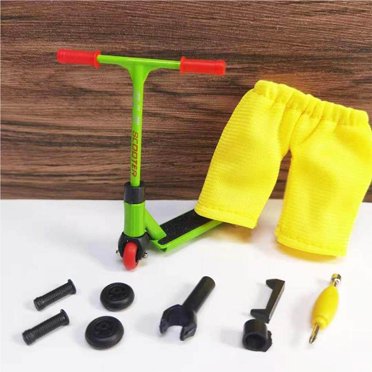 Decodeary Mini Trottinette pour Doigts en Alliage Ensemble de Modèles Mini Trottinette pour Doigts Jouet Interactif pour Doigts Nouveauté Activité Sensorielle Trottinette pour Doigts Kit de Planche à Roulettes Type5