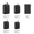 thumbnail image 4 of weibbin Portable Travel Organizer Bag Compressed Five Piece Set Of Toiletries Cosmetics Clothes Shoes Compressed Storage Bag, 4 of 7