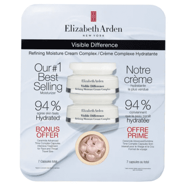 Elizabeth Arden Visible Difference Refining Moisture Cream, 2 x 75 mL