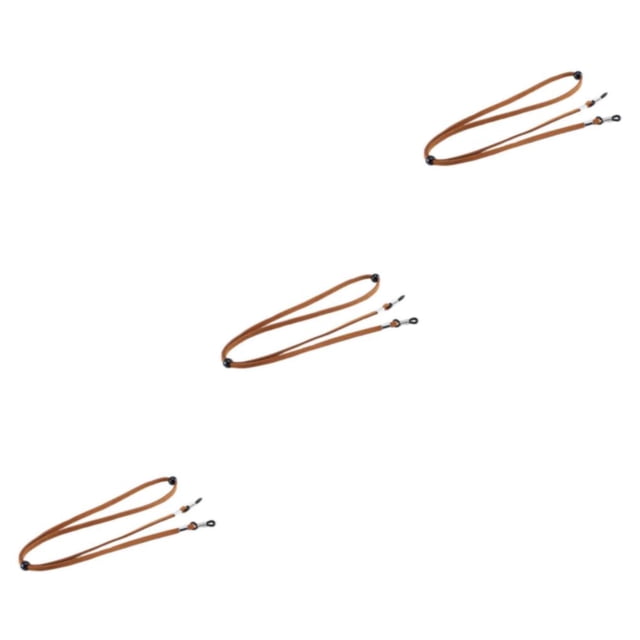 maskred Stretchy Universal Eyeglass Strap Non- for Slip Eyewear Retainer for Sports Light Brown 26.77 Inch 3Set