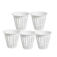 thumbnail image 4 of DYNWAVECA 25Pcs 5cm Garden Slotted Cups Pots Basket for Hydroponics Orchids - White, 2 Inch, 4 of 7