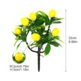thumbnail image 2 of Potted Plants Artificial Lemon Home Decoration Decorate Plastic Pots, 2 of 10