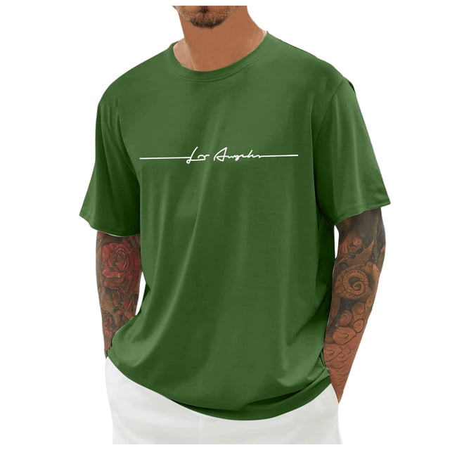 Puawkoer T-Shirt Surdimensionné Homme T-Shirts Graphiques Lot T-Shirts Anime T-Shirt d'Été pour Homme T-Shirt Ajusté pour Homme T-Shirts Graphiques Col Rond T-Shirt à Manches Courtes Fil Ensemble Cadeau pour Homme T-Shirt