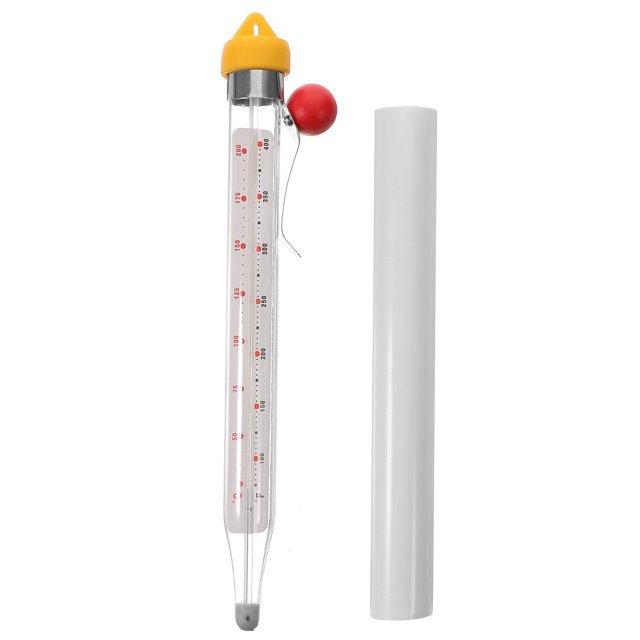 Miangastore 1 Set of Candy Deep Fry Thermometer Instant Read Glass Food Thermometer for Cooking