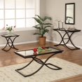 thumbnail image 2 of SEI Furniture Vogue Black Coffee Table with Glass Top, 2 of 3
