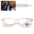thumbnail image 4 of Lunettes de Traduction, Lunettes de Traduction Intelligentes avec Microphone Intégré et Haut-Parleur pour Voyage, 4 of 7