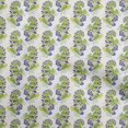 thumbnail image 1 of oneOone Cotton Poplin Light Green Fabric Paisleys Sewing Material Print Fabric By The Yard 56 Inch Wide, 1 of 5