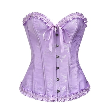 Kelon Gaines Liquidation sous-Vêtements Femme Corset en Dentelle Multicolore Haut Aguichant Maintien de Poitrine Taille Serrée Corset Ventre Corset Os en Caoutchouc sous-Couche Shapewear Vêtements