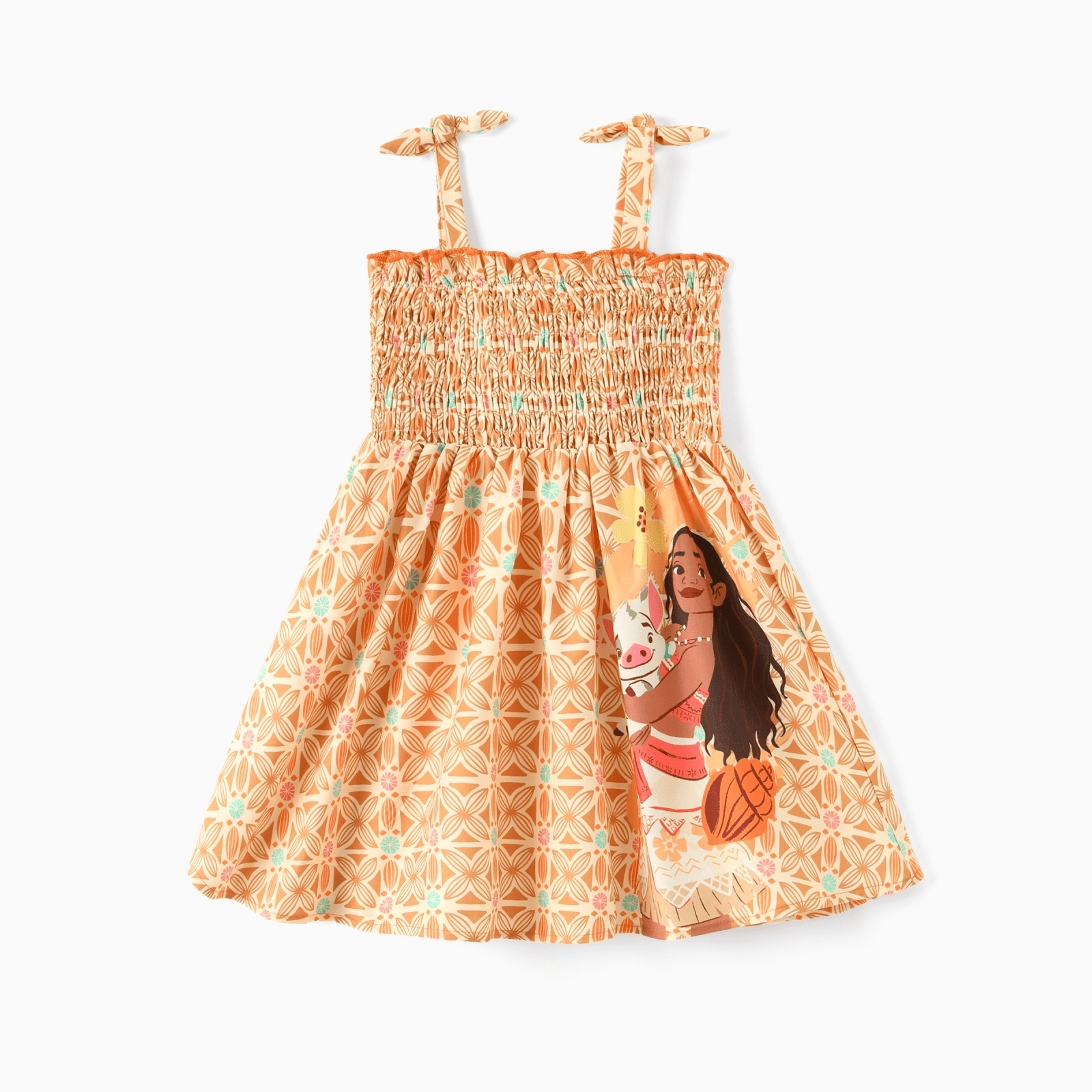 Disney Disney Princess Robe Smockée pour Tout-Petite Fille Moana Ariel Tian