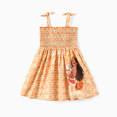 thumbnail image 1 of Disney Disney Princess Toddler Girl Moana Ariel Tian Smocking Dress, 1 of 7