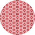 thumbnail image 1 of Ahgly Company Tapis Rond Lavable en Machine Intérieur Transitionnel Rose Profond, 6 Pieds Rond, 1 of 7