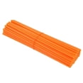 thumbnail image 2 of Ensemble de Décoration de Rayons de Roue Orange 72 Pcs Manchon de Décoration de Rayons de Roue Bicyclette Motocyclette Ensemble de Rayons Colorés, 2 of 6
