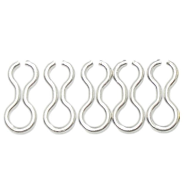Anneaux d'Évasement en Fil de Fer pour Leurres, Jigs et Plombs de Pêche Robustes, 100 Pcs/ensemble