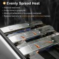 thumbnail image 2 of Criditpid Universal Barbecue Replacement Parts for Master Chef, Broil King, Dyna-Glo, Charbroil, Stainless Steel 11.75" to 21" Adjustable Heat Plate Shields & 12" to 17., 2 of 8