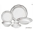 thumbnail image 1 of Lorren Home Trends Victoria Design Dinnerware Set, 24pc, 1 of 4