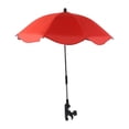thumbnail image 1 of TISHITA Parasol de Chaise de Plage à Pince Réglable pour Cour Arrière Camping Rouge, 1 of 8