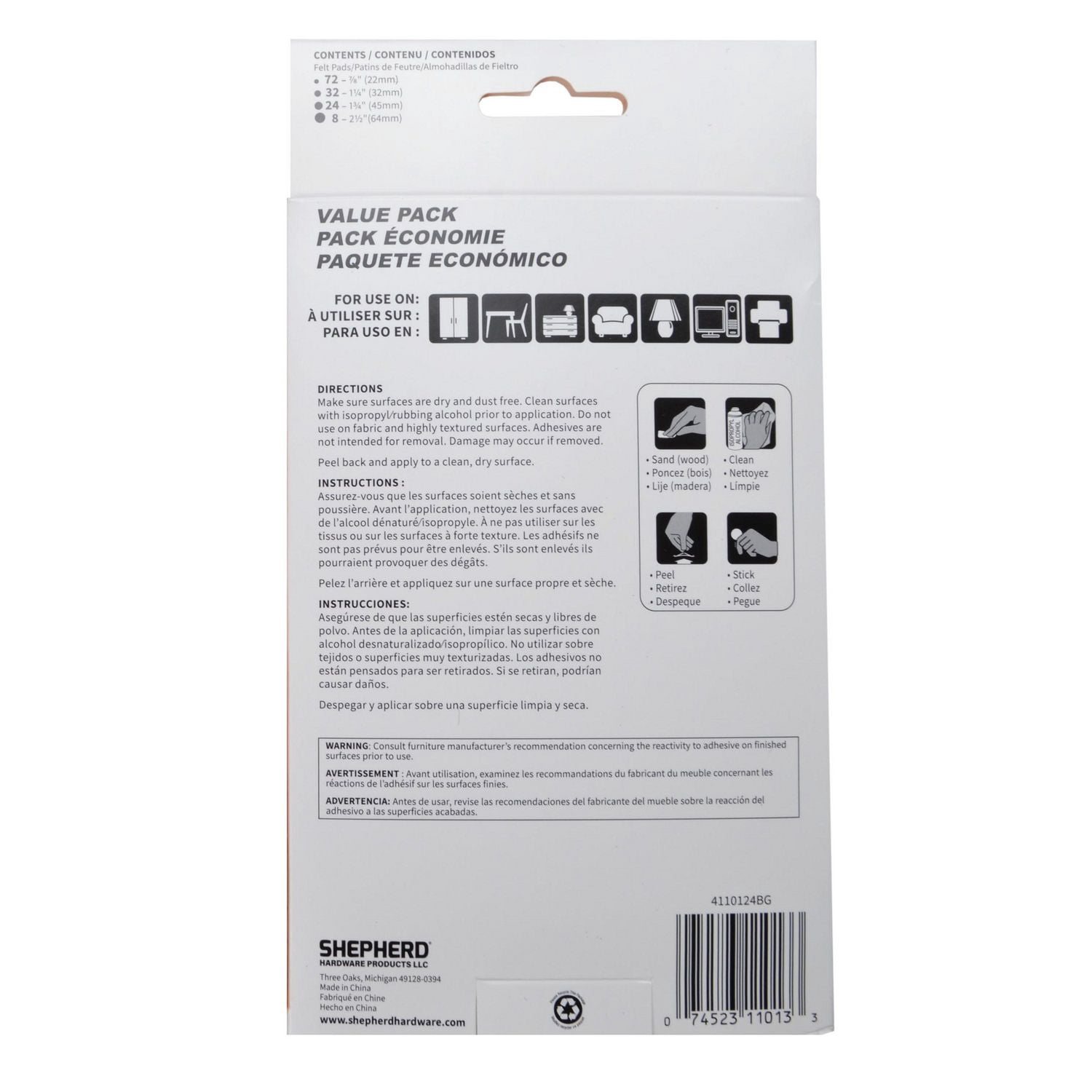 Super Sliders avec Gorilla Glue feutre pack valeur Brun 136pc