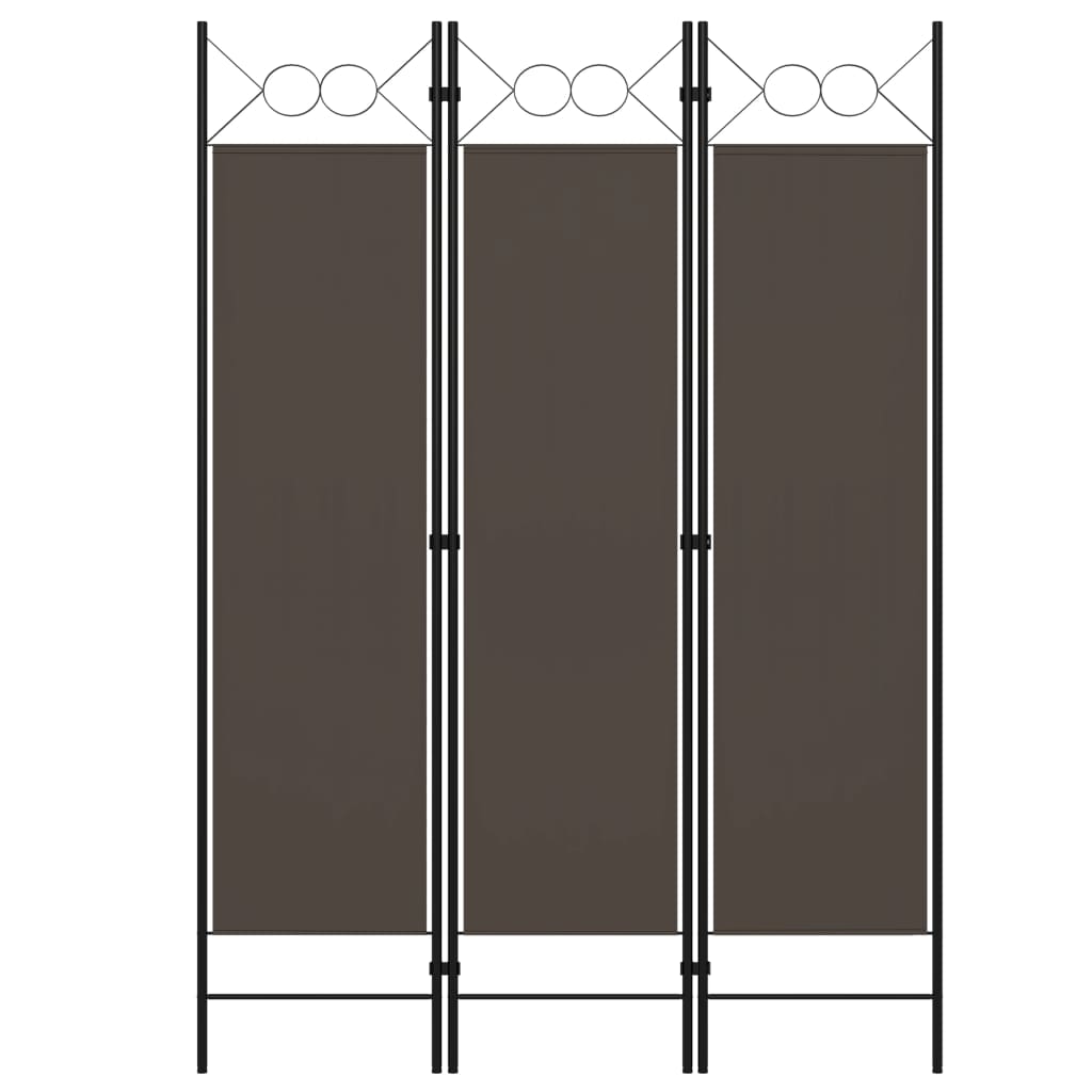 vidaXL Paravent à 3 Panneaux Anthracite 120x180 cm