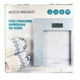 thumbnail image 2 of Accuweight 400 lb Digital Glass Weighing Scale, tempered glass, 2 of 5