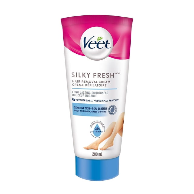 Veet® Silky Fresh ™ Hair Removal Cream for Sensitive Skin, Legs & Body, 200 mL