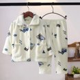 thumbnail image 2 of WEAIXIMIUNG Pyjama Garçon Taille 8 Coupe Ample Enfants et Garçons Ensemble de Pyjama Doux 2 Pcs, 2 of 3