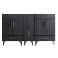 thumbnail image 1 of Imaginations Américaines  60 pouces W Vanity Base Set  Gris, 1 of 9