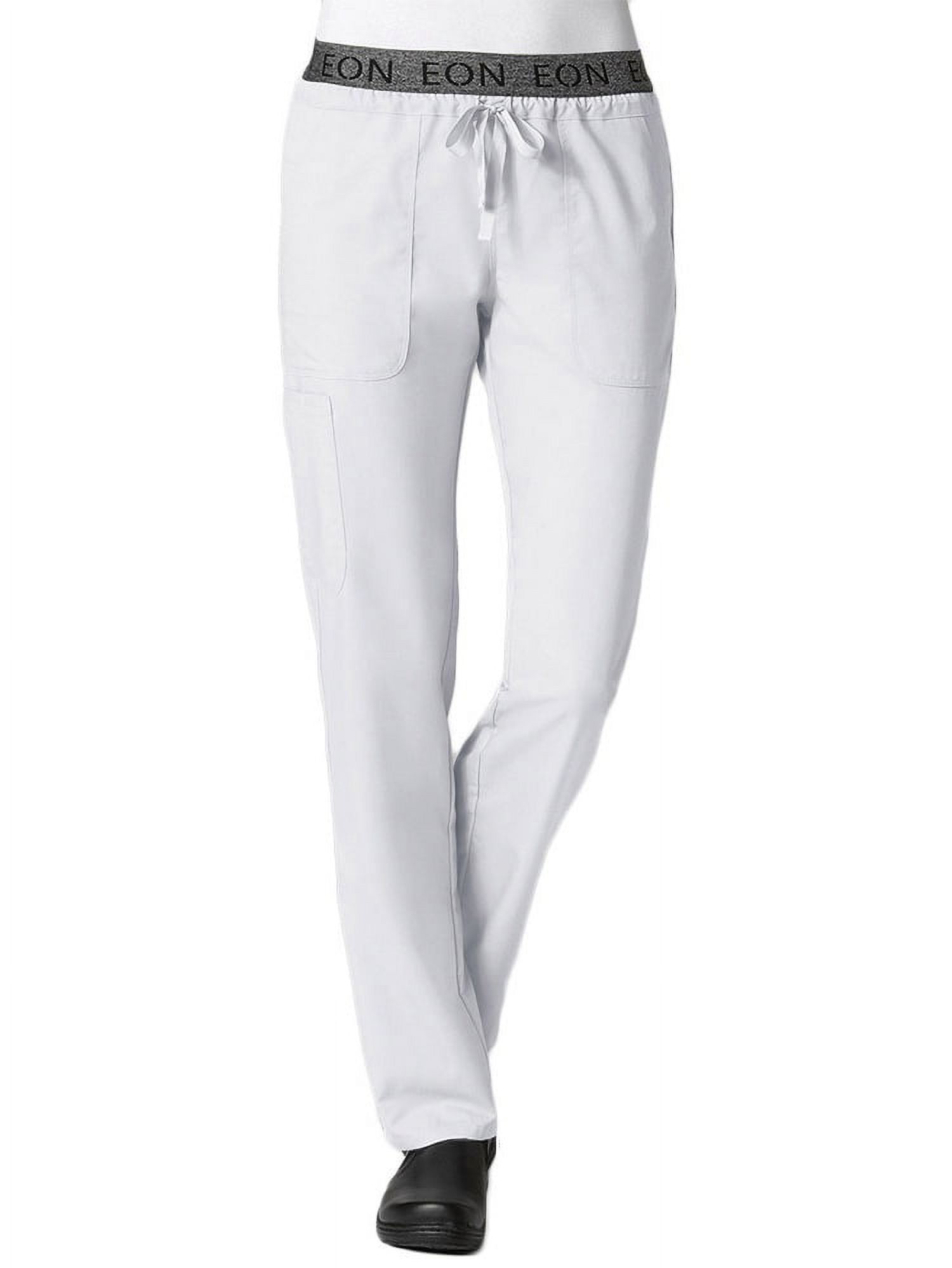 EON Women's COOLMAX® Logo Elastic Drawstring Waistband Scrub Pant