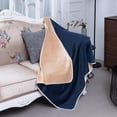 thumbnail image 4 of Oversized Machine Washable modern Bedding Sleep Navy Blue, 4 of 8