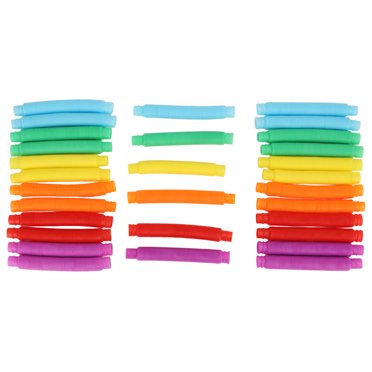 Tubes Pop, Jouet Tube Pop Extensible 6 Couleurs Plastique pour Divertissement