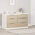 thumbnail image 1 of South Shore Hourra 6-Drawer Dresser for Child, in Soft Elm and White, 1 of 13