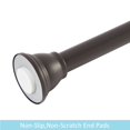 thumbnail image 3 of Mayott Adjustable Shower Curtain Tension Rod with 12-Piece Hook Set in Oil-Rubbed Bronze, 3 of 5