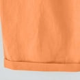 thumbnail image 4 of EGNMCR Womens Shorts Summer Plus Size Solid Five Points Large Size Cotton Linen Drawstring Shorts with Pockets Casual Pants, 4 of 6