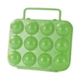 thumbnail image 1 of GROWTH TANK Porte-Oeufs de Camping Compact Boîte de Rangement pour Oeufs à 12 Compartiments pour Pique-Nique Randonnée VR Vert, 1 of 9