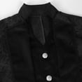 thumbnail image 4 of Styesk Jackets for Men Men Patchwork Turn-down Collar Long-sleeved Costume Cosplay Swallow-tailed Coat, 4 of 8
