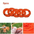 thumbnail image 4 of 5Pcs For Ego Grade 0.095 In. Brushcutter Cord Orange Trimmer Nylon Line Shenzhuyue, 4 of 7