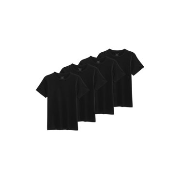 Jockey T-Shirt à Col Ras du Cou pour Garçons en Coton 100 % - Lot de 4