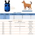 thumbnail image 2 of ORUYROP Pet Dog Carrier Backpack Adjustable Dog Front Carrier, Legs Out Easy-Fit Dog Travel Backpack Carrier for Hiking Camping for Small Medium Dogs Cats and Rabbits (Small (Pack of 1), Dark, 2 of 6