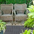 thumbnail image 2 of Outsunny 11 Pcs 12" x 12" Plastic Interlocking Deck Tiles for Patio, Grey, 2 of 10
