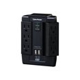 thumbnail image 1 of CyberPower Professional Series CSP600WSU - Surge protector - AC 125 V - output connectors: 6 - black, 1 of 14