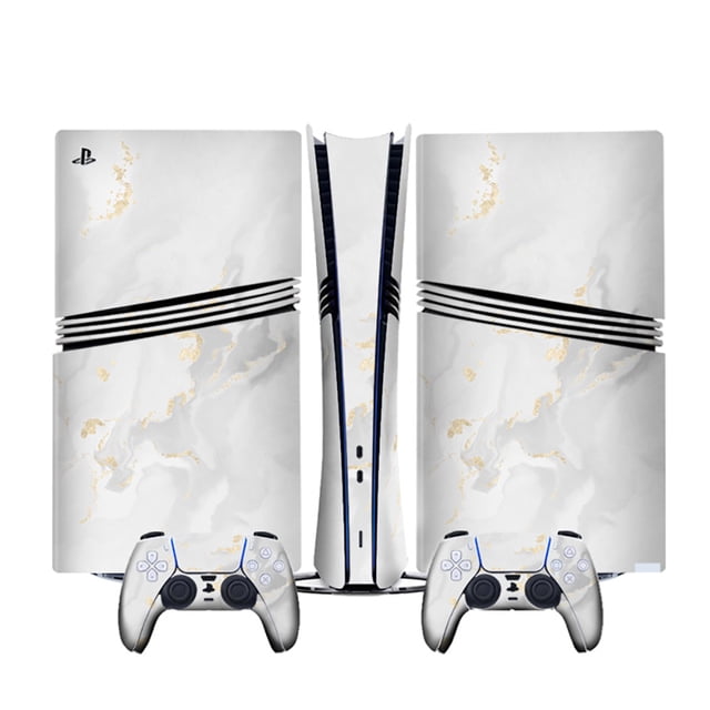 Compatible With PS5 Pro Consoles Cartoon Anime Stickers Set, Cute Custom Decals with Game Controller Skin